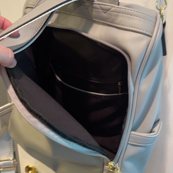 Leather book bag purse like new - Picture 7 of 8